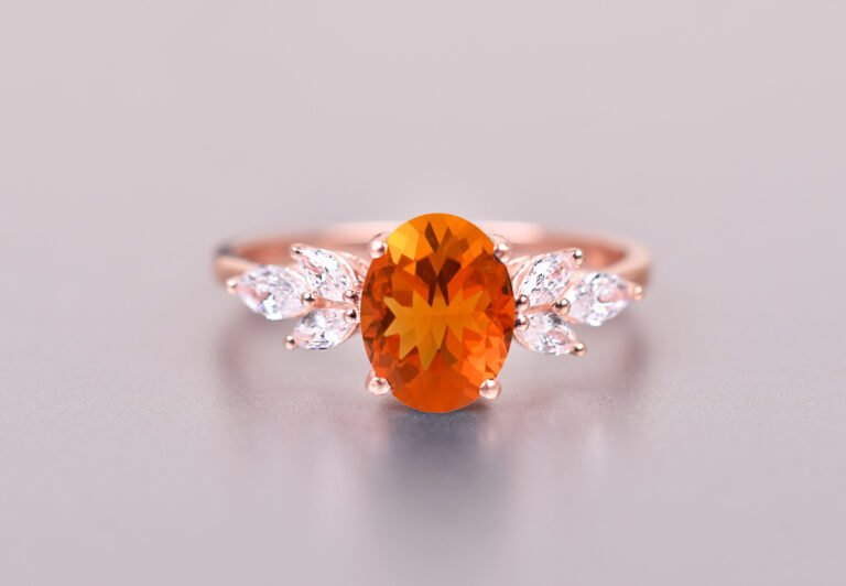 Fire Opal Ring